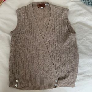 🤎🐑 Vintage Breeches Lambswool Sweater Vest